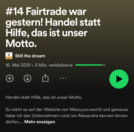 Manuyoo zu Gast beim Podcast "Still the dream" von Layla Bürk