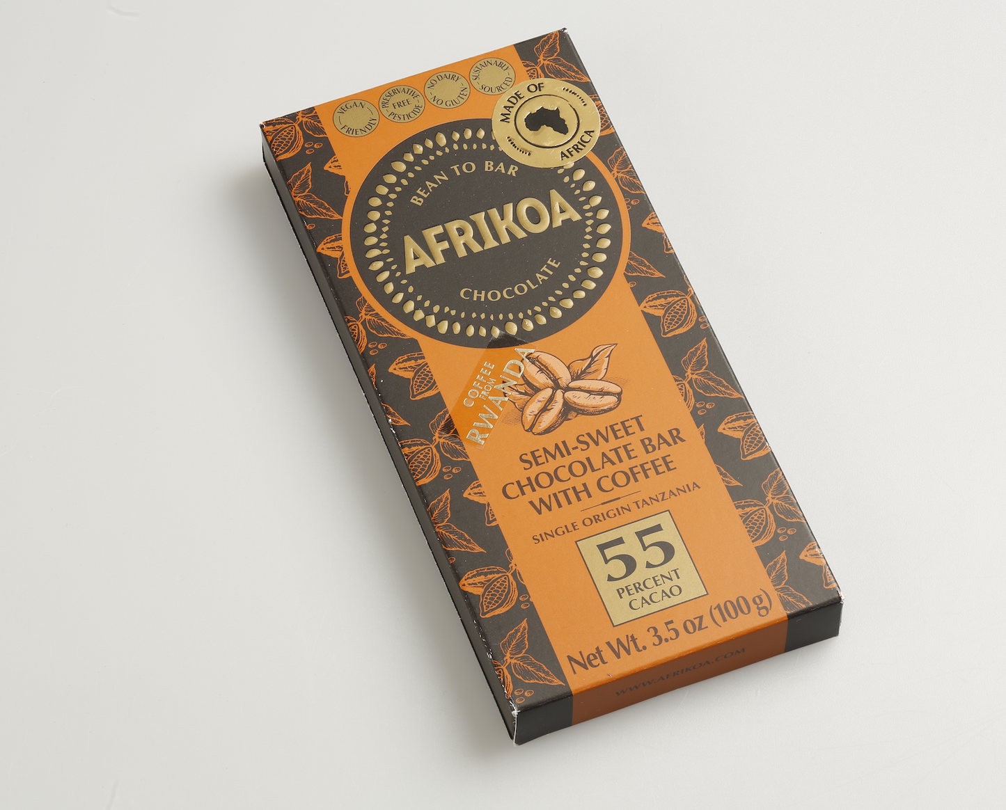 Dark chocolate 55% with coffee