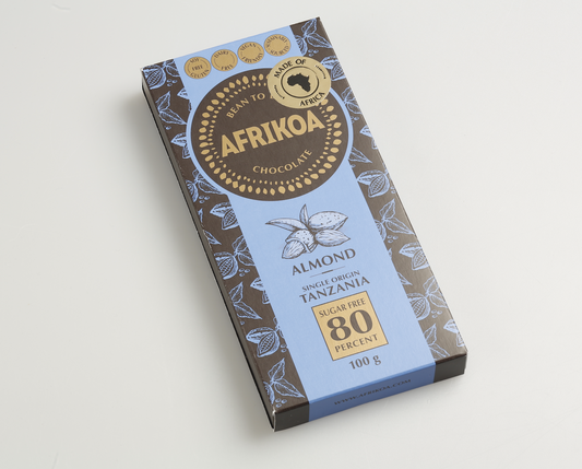 Dark chocolate 80% with almonds